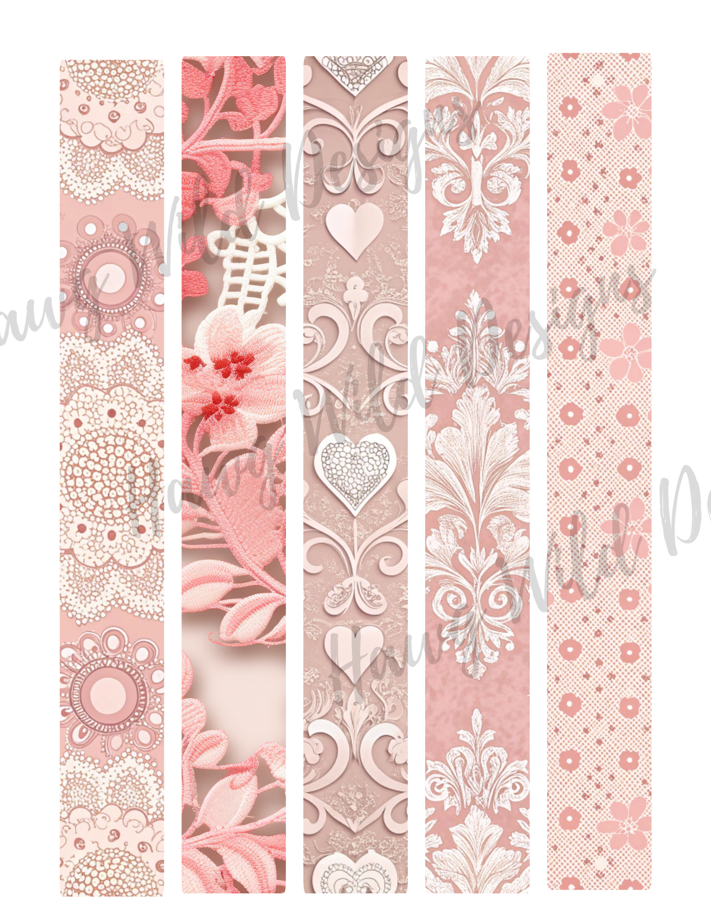 Love Notes Snippet Roll | Printable Valentine Ephemera for Junk Journals
