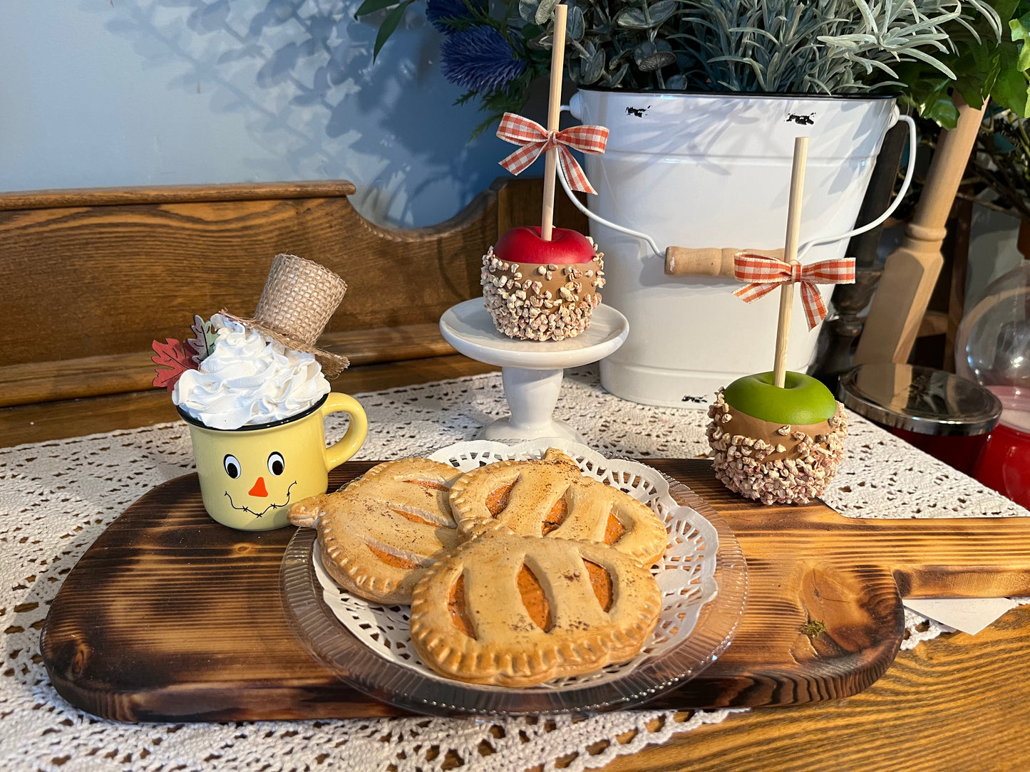 Handcrafted Fake Pumpkin Hand Pies – Perfect for Fall Decorating