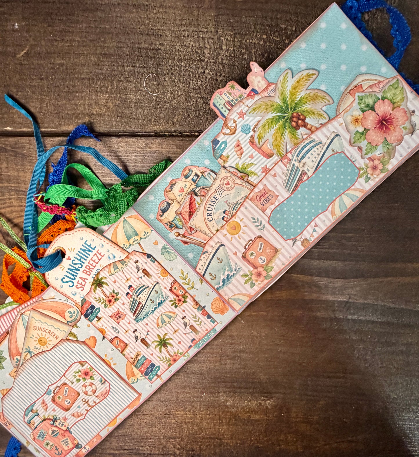 Cruising into Summer Memory Keeper Accordion Journal Kit