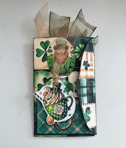 Irish Blessings: St. Patrick’s Day Junk Journal Folio Kit | Digital, Printed, DIY, Finished