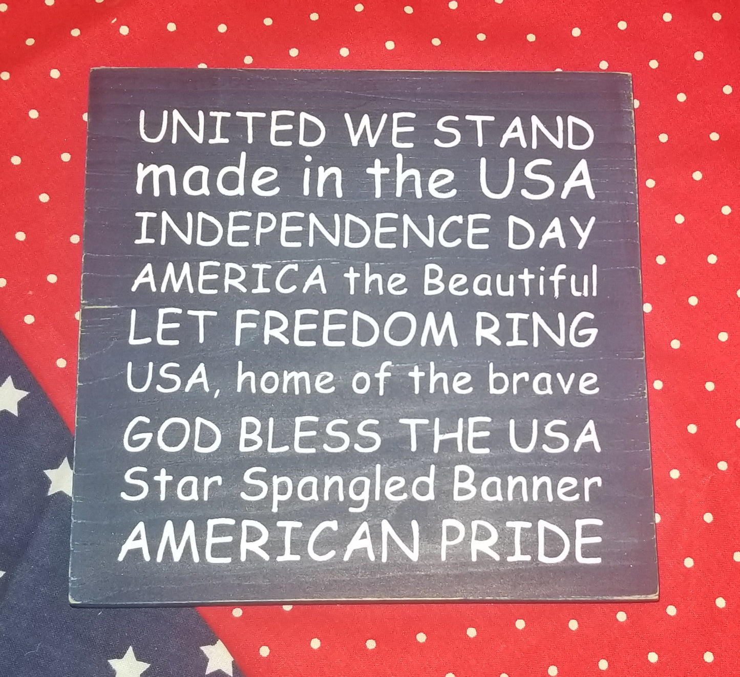 Patriotic Tiered Tray 4 Piece Set