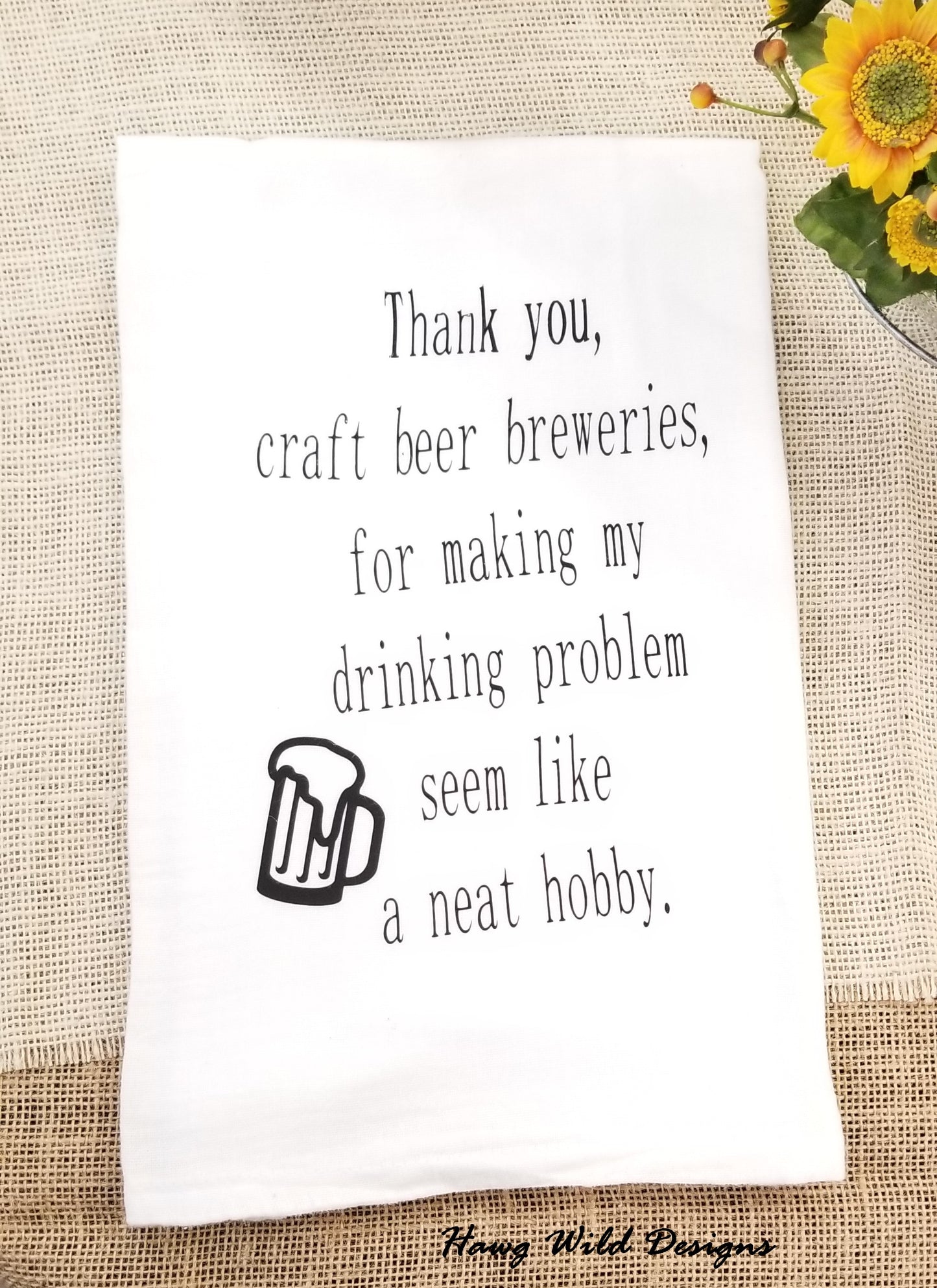 Bar Towels, Flour Sack, Funny