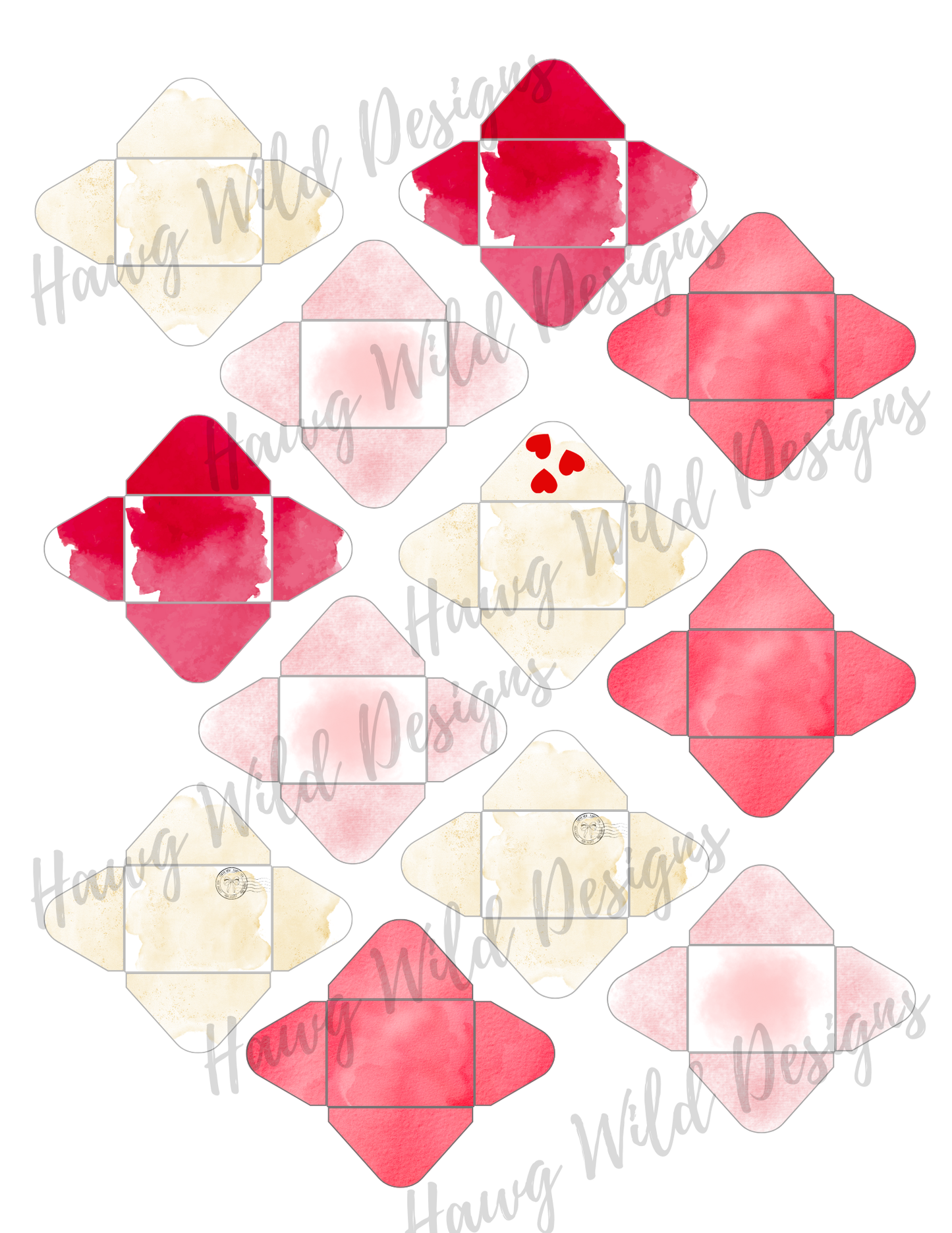 Love Notes Snippet Roll | Printable Valentine Ephemera for Junk Journals