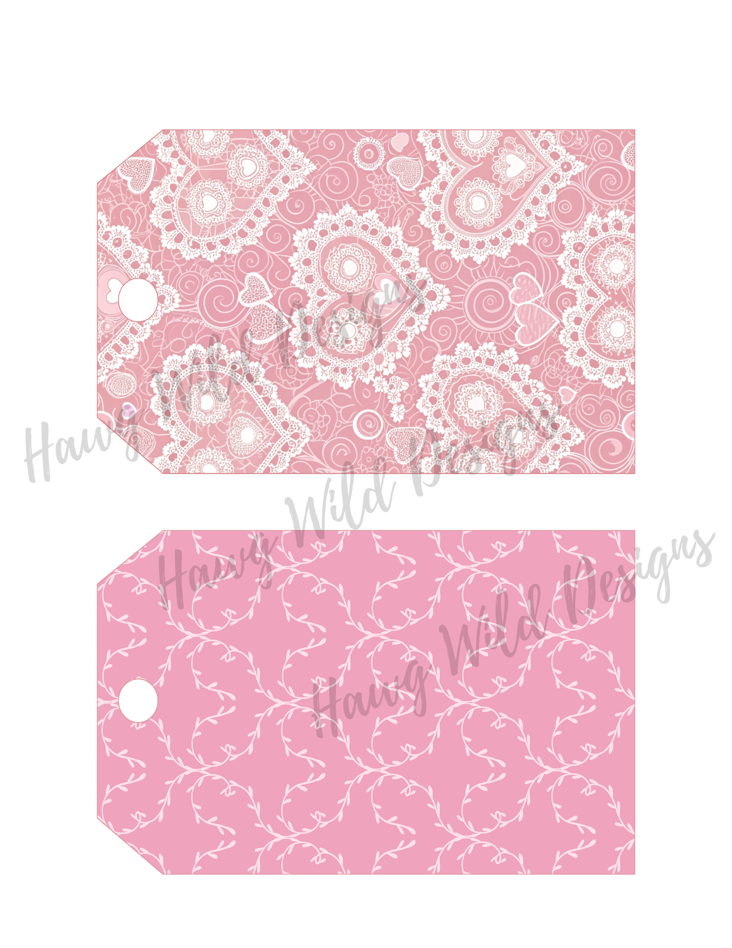 Lacey Moments Stuffed Tag (Valentine Printable) | Card Alternative + Gift Tag