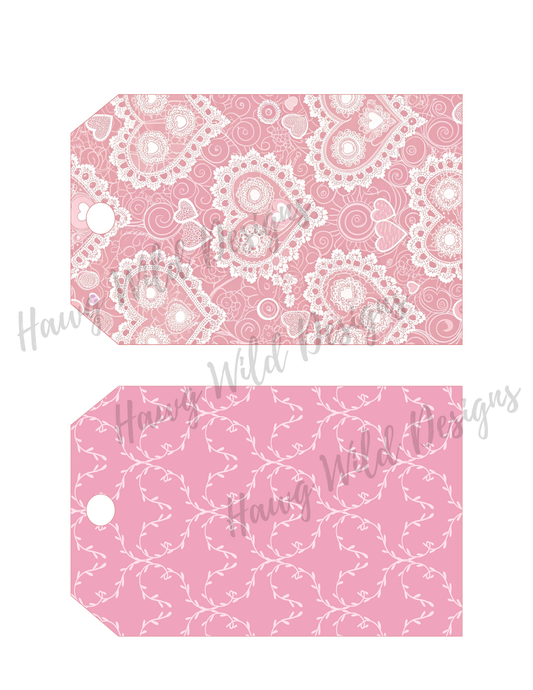 Lacey Moments Stuffed Tag (Valentine Printable) | Card Alternative + Gift Tag