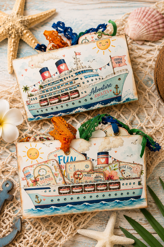 Cruising into Summer Memory Keeper Accordion Journal Kit