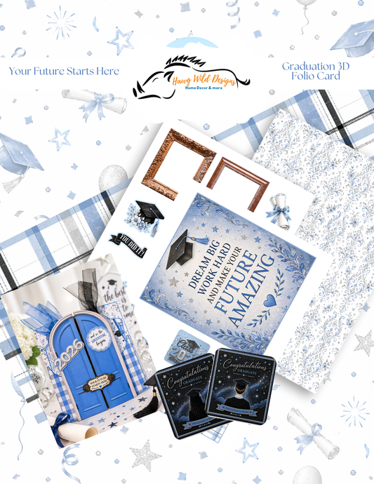 Class of 2026 Graduation Card Digital Download | Adventure Begins Printable