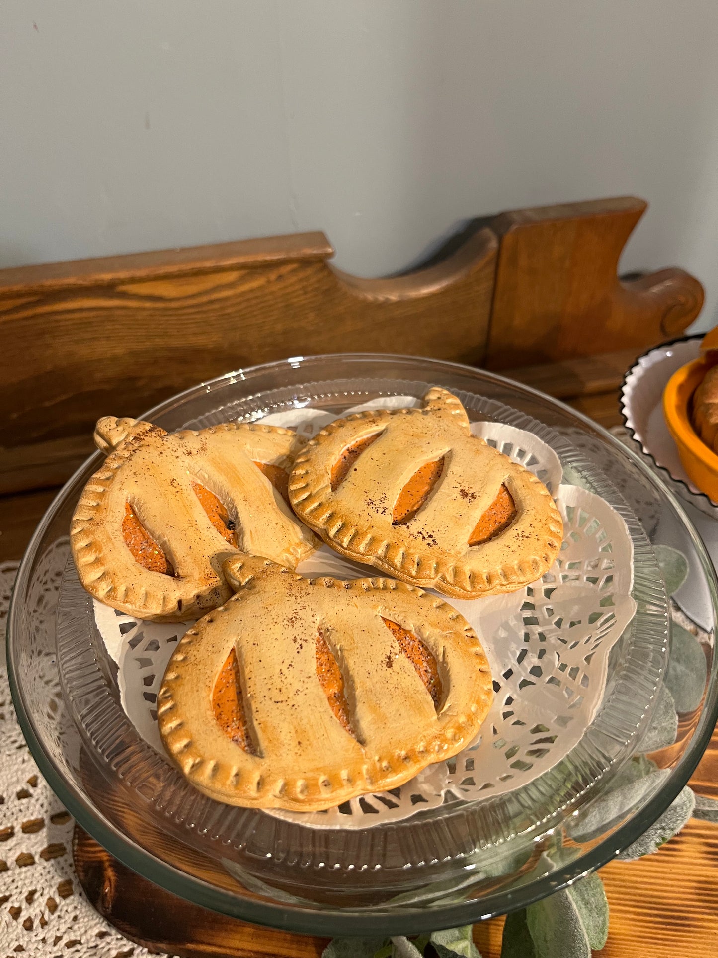 Handcrafted Fake Pumpkin Hand Pies – Perfect for Fall Decorating