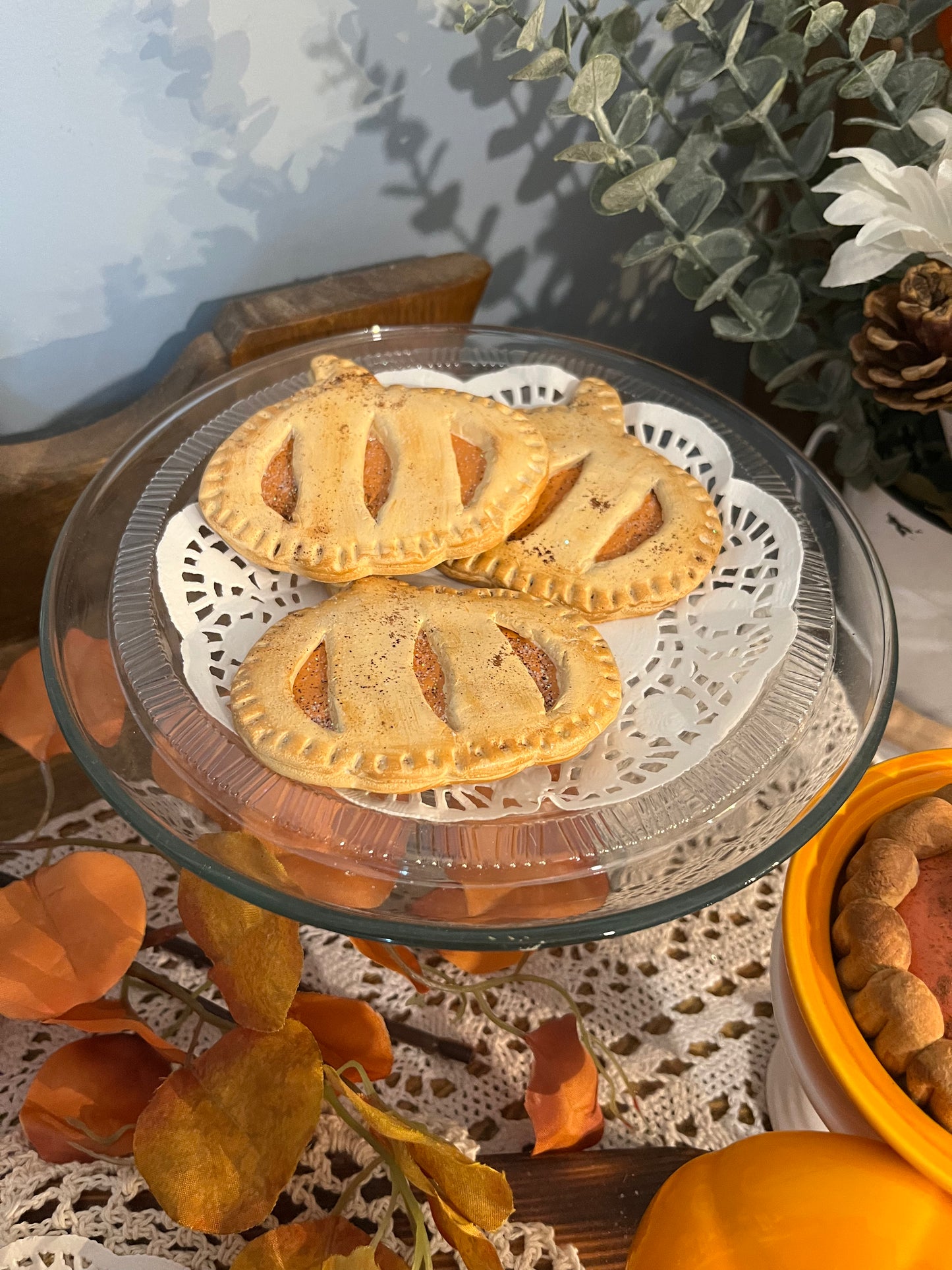 Handcrafted Fake Pumpkin Hand Pies – Perfect for Fall Decorating