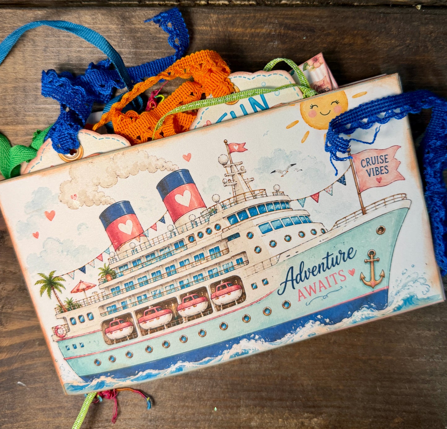 Cruising into Summer Memory Keeper Accordion Journal Kit