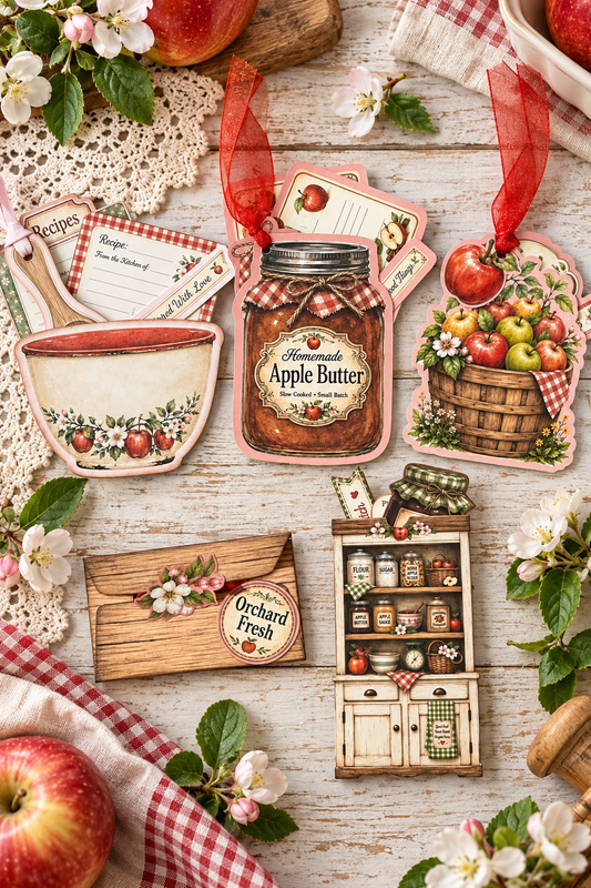 Orchard & Pantry Interactives | Printable Junk Journal Elements
