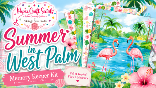 Summer in West Palm Tropical Memory Keeper Folio Kit