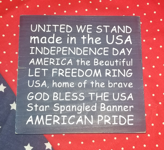 Patriotic Tiered Tray 4 Piece Set