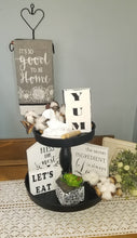 Load image into Gallery viewer, Farmhouse Tiered Tray 4 Piece Bundle