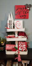 Load image into Gallery viewer, Santa Tiered Tray Set, 4 pcs.